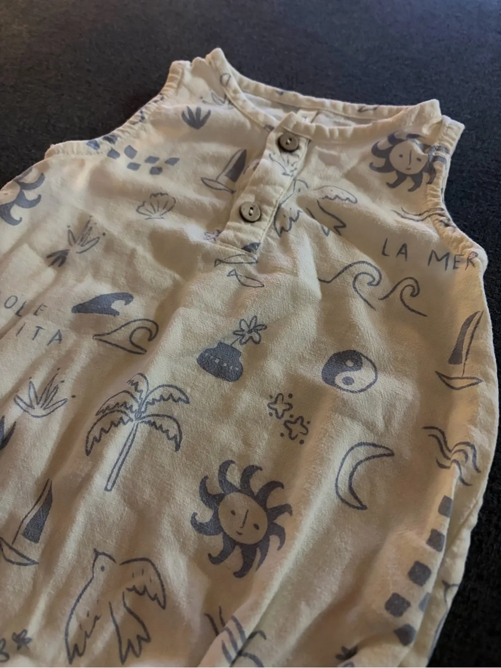 Rylee + Cru Mediterranean Beau Onesie